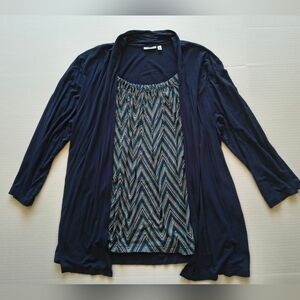 Croft & Barrow Open-Front Top